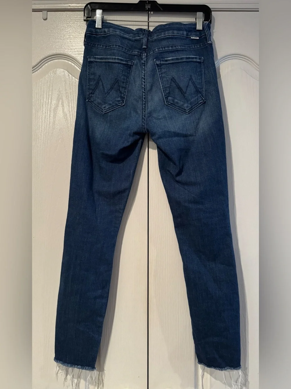 MOTHER Denim Medium Wash The Looker Ankle Fray - Size 26